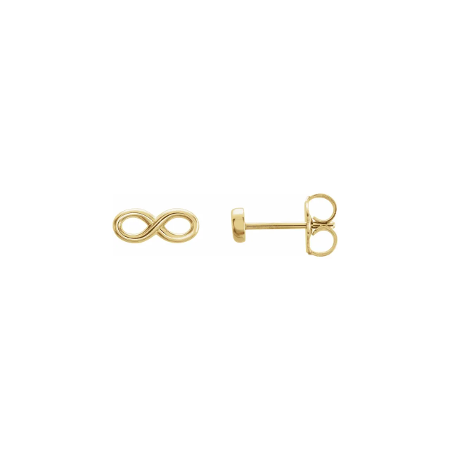 Infinity Stud Earrings