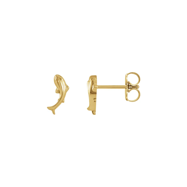 Gold Stud Earrings