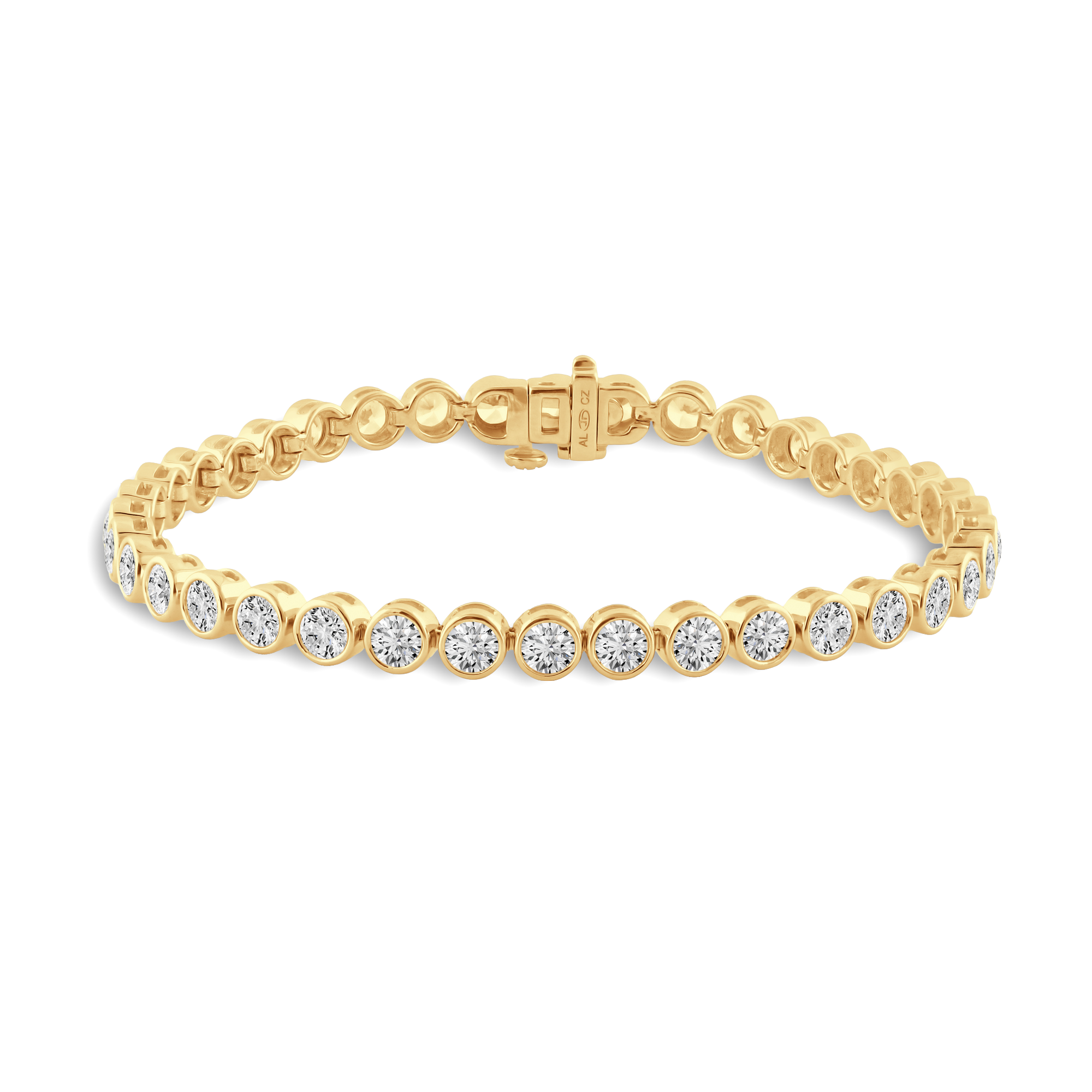 Round Full Bezel Tennis Bracelet