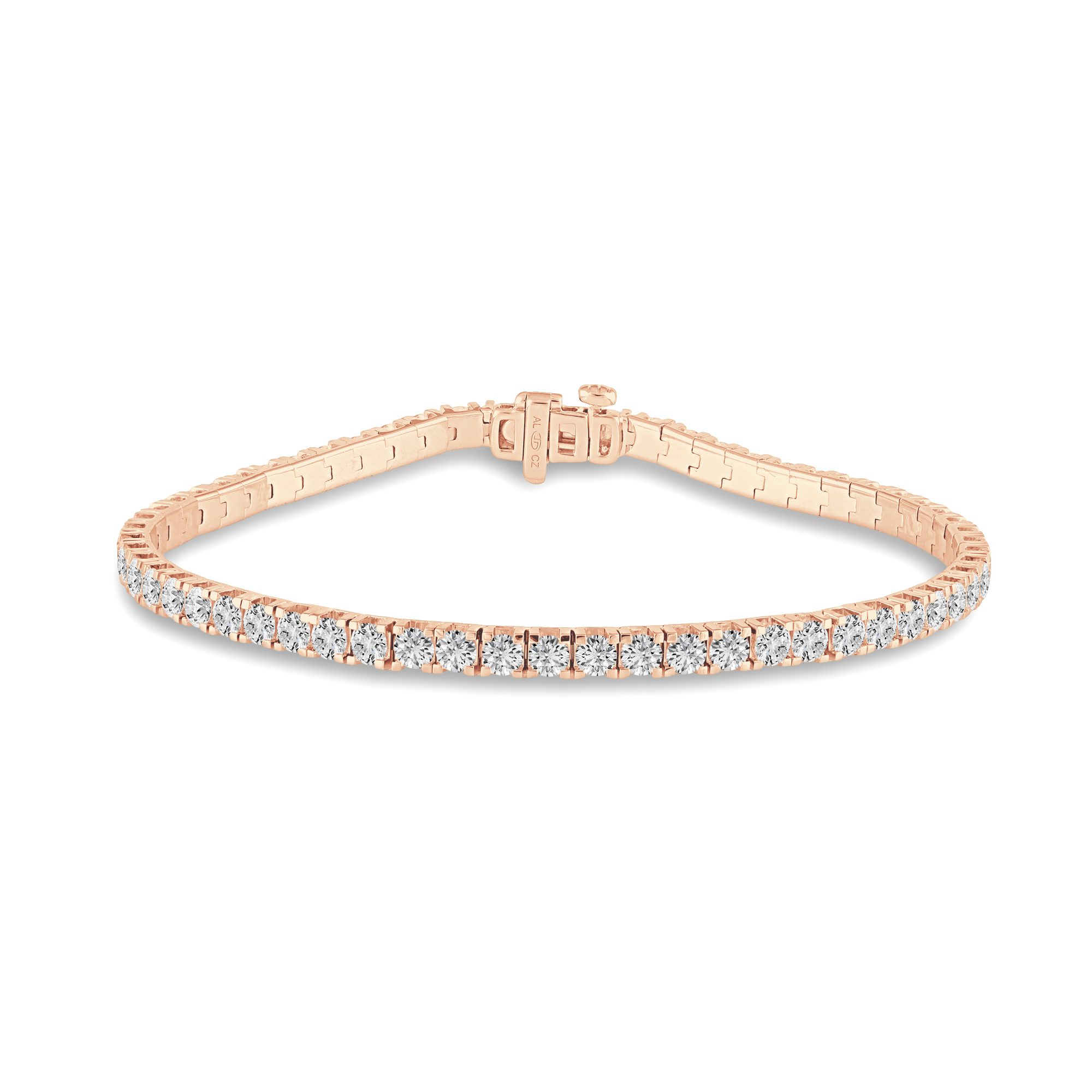 Classic 4 Prong Closed Back Tennis Bracelet