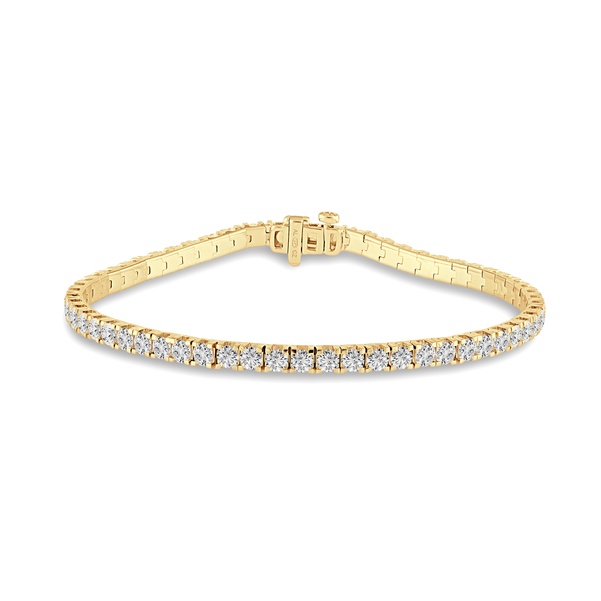 Classic 4 Prong Closed Back Tennis Bracelet
