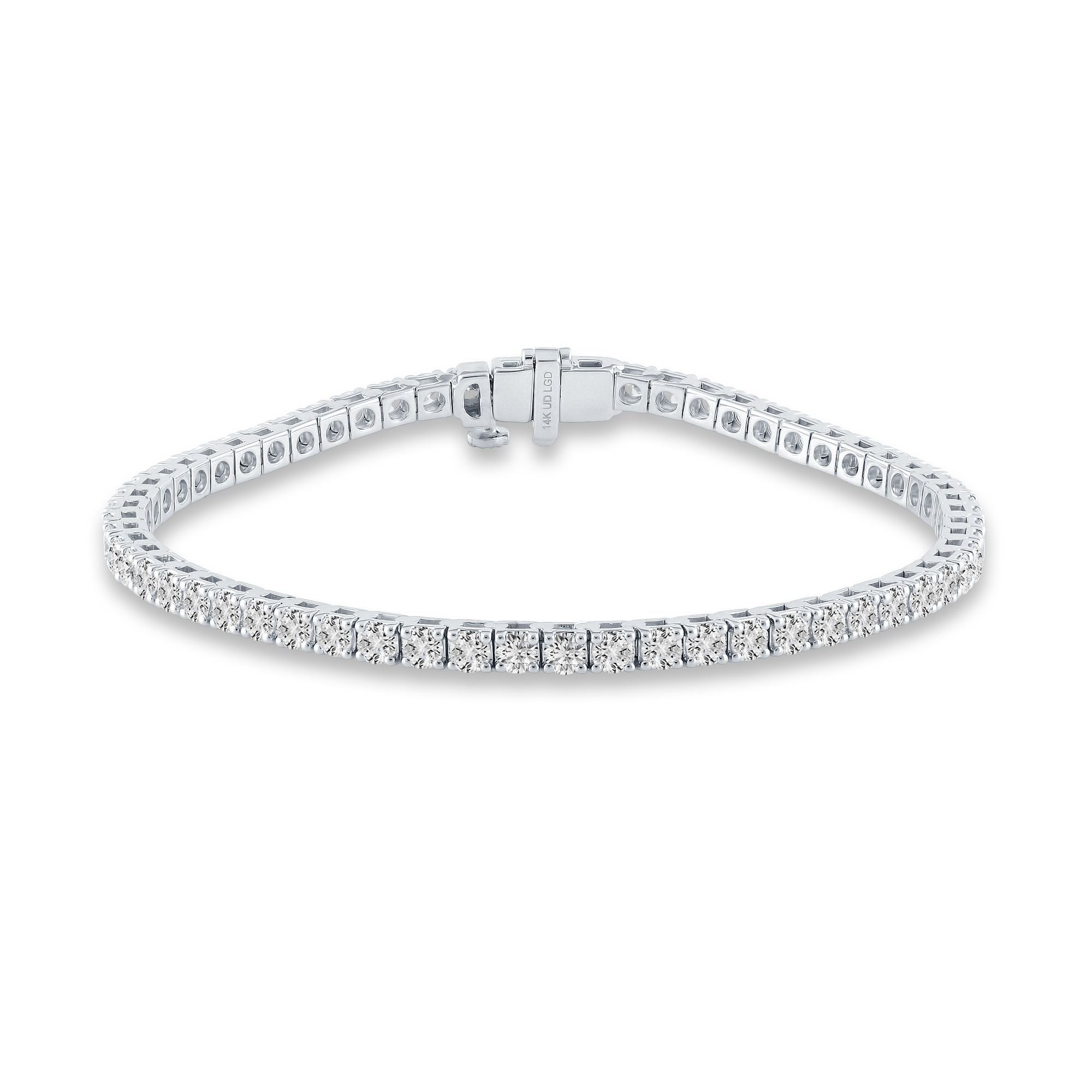 Classic 4 Prong Open Back Tennis Bracelet
