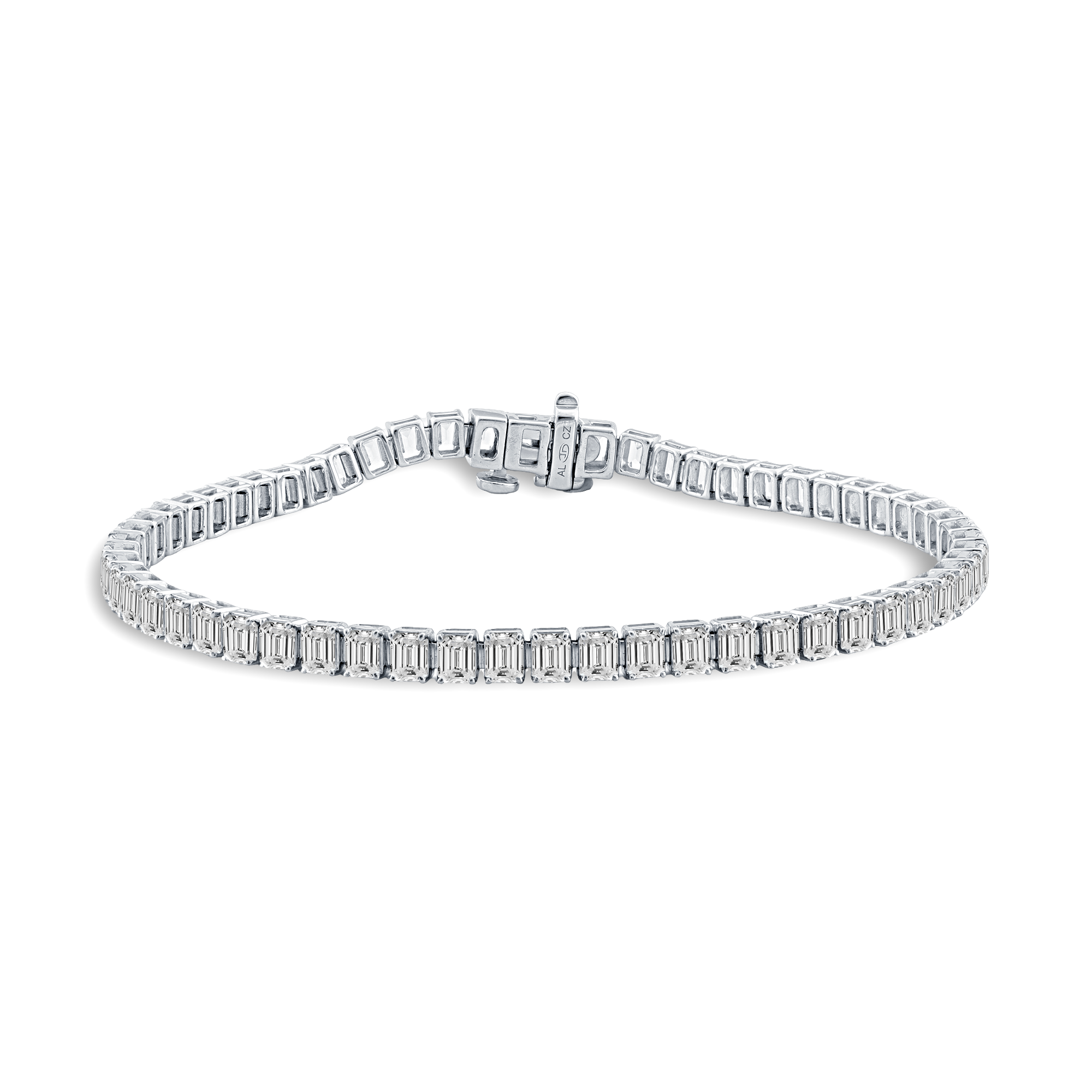 Emerald North South Tennis Bracelet