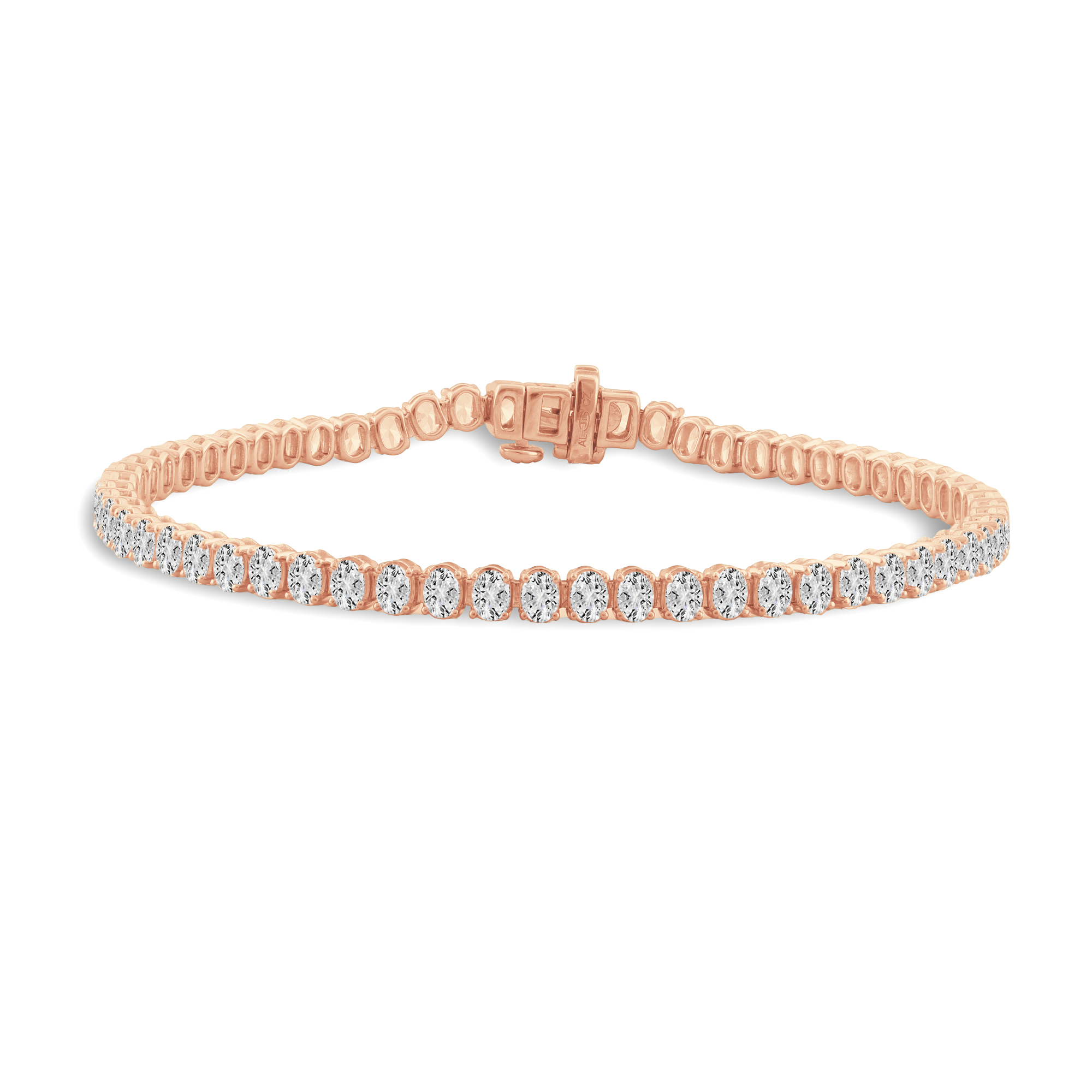 Oval North South Tennis Bracelet