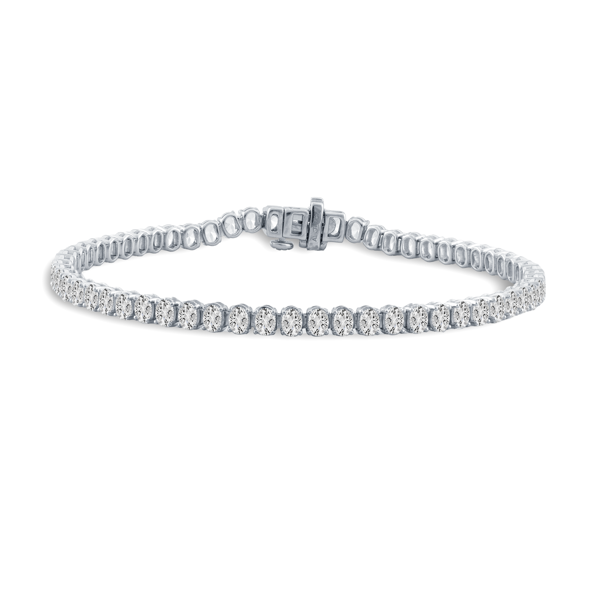 Oval North South Tennis Bracelet