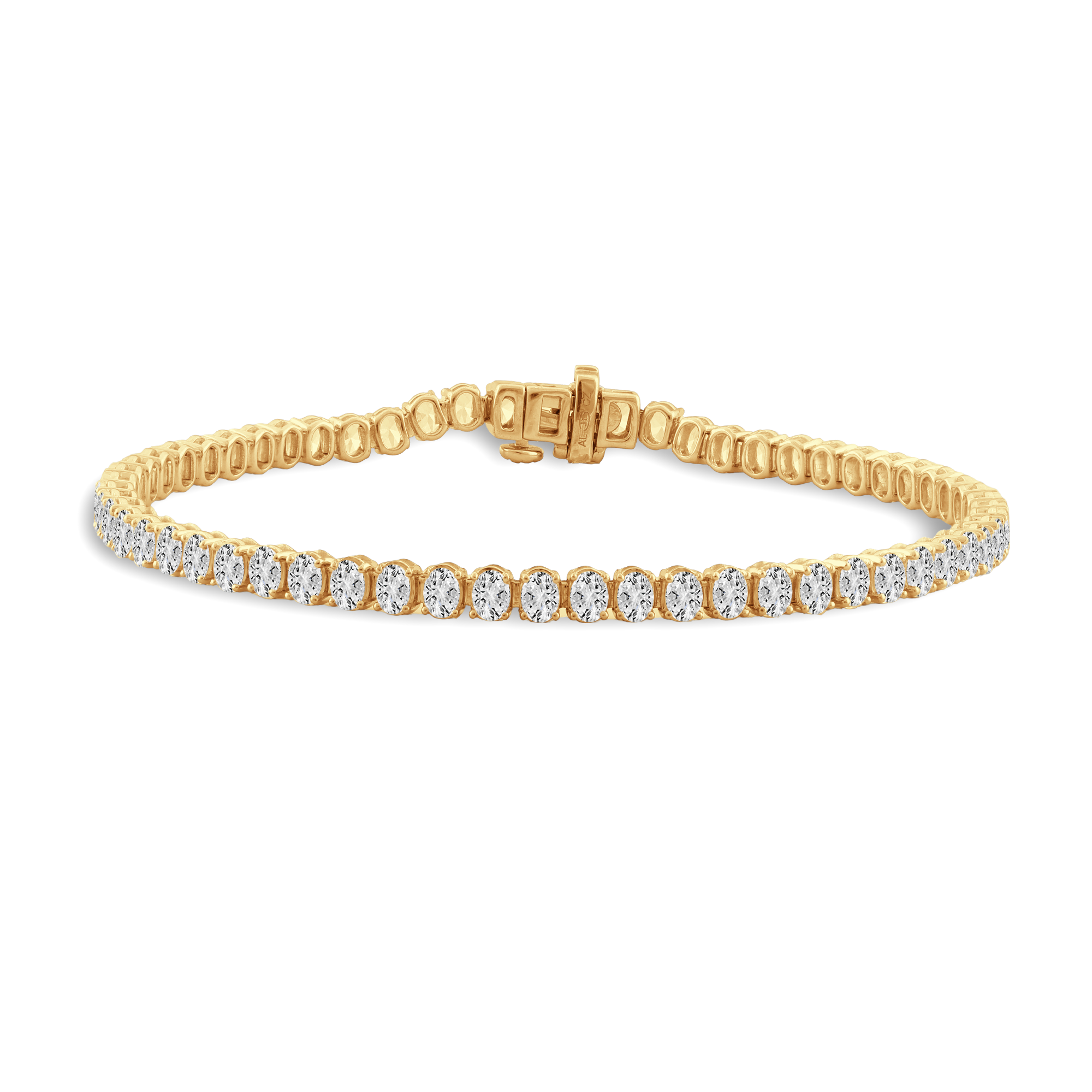 Oval North South Tennis Bracelet