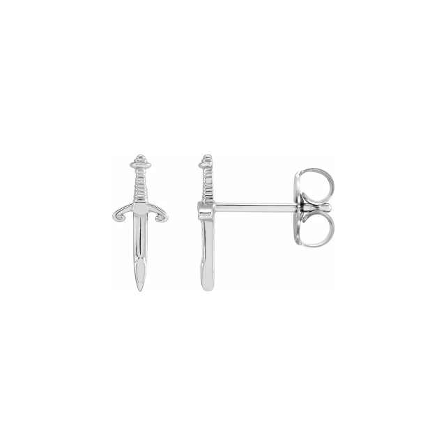 Dagger Stud Earrings