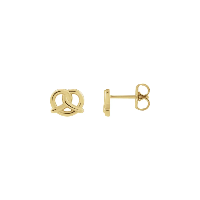 Pretzels Stud Earrings