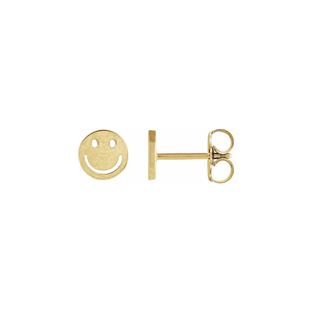 Smiley Face Stud Earrings