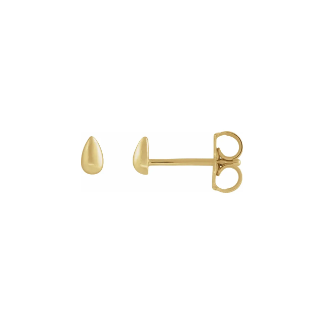 Teardop Stud Earrings