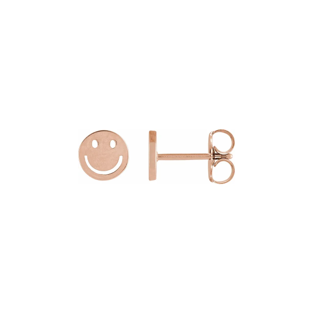 Smiley Face Stud Earrings