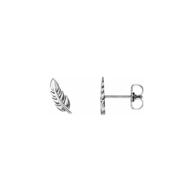 Leaf Stud Earrings