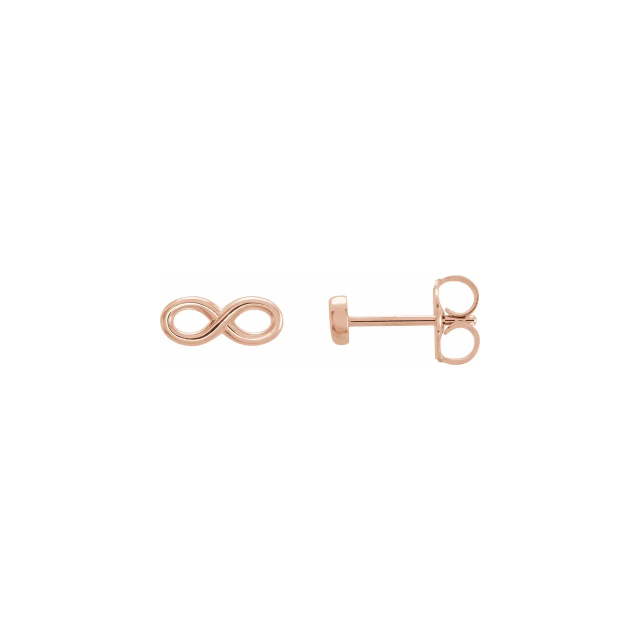 Infinity Stud Earrings