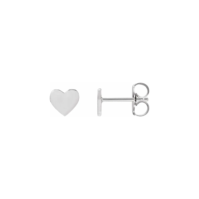 Heart Stud Earrings