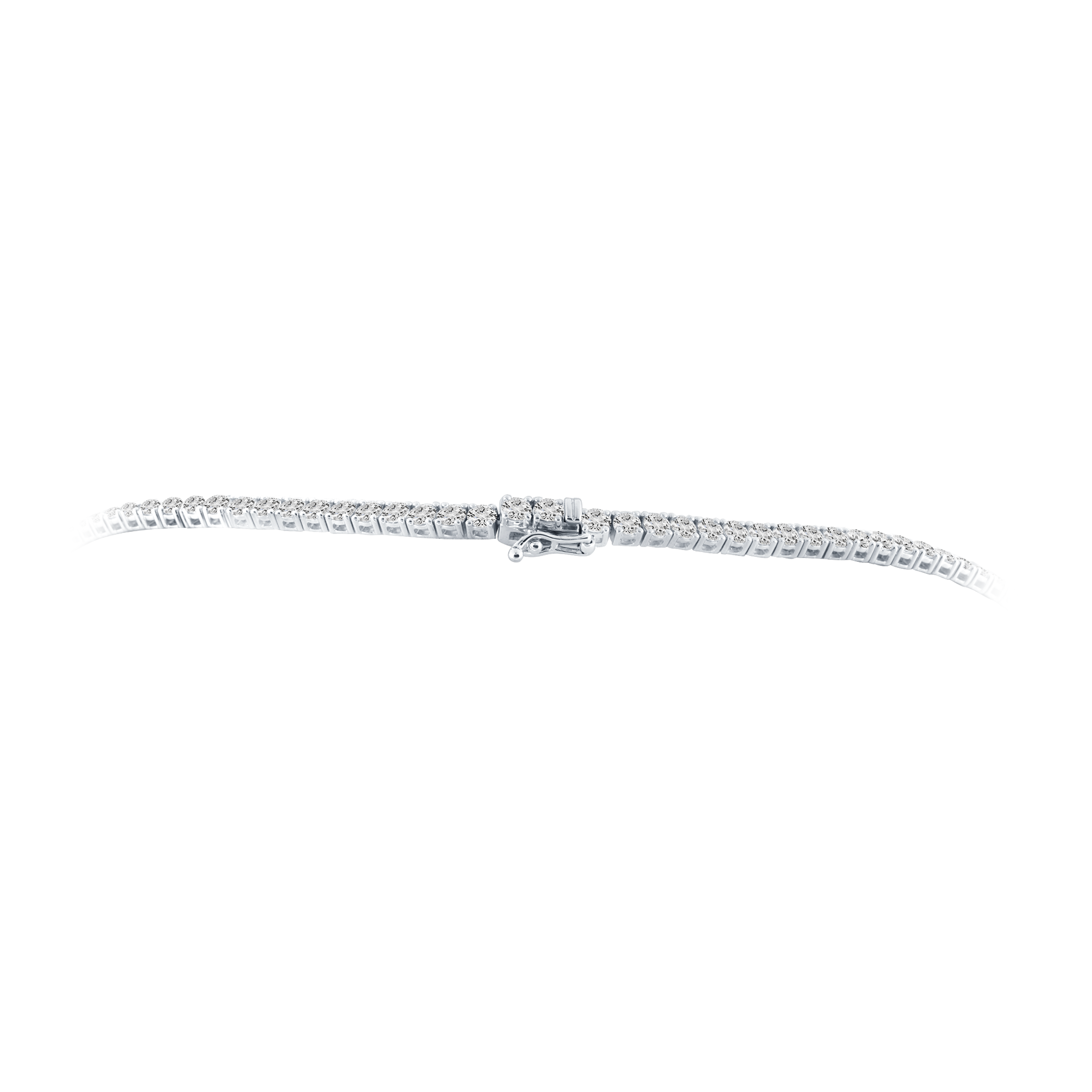 16" Classic 4 Prong Tennis Necklace