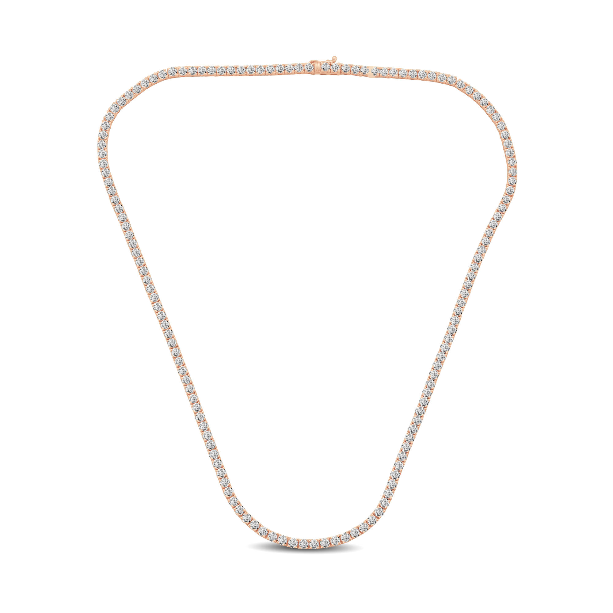 16" Classic 4 Prong Tennis Necklace