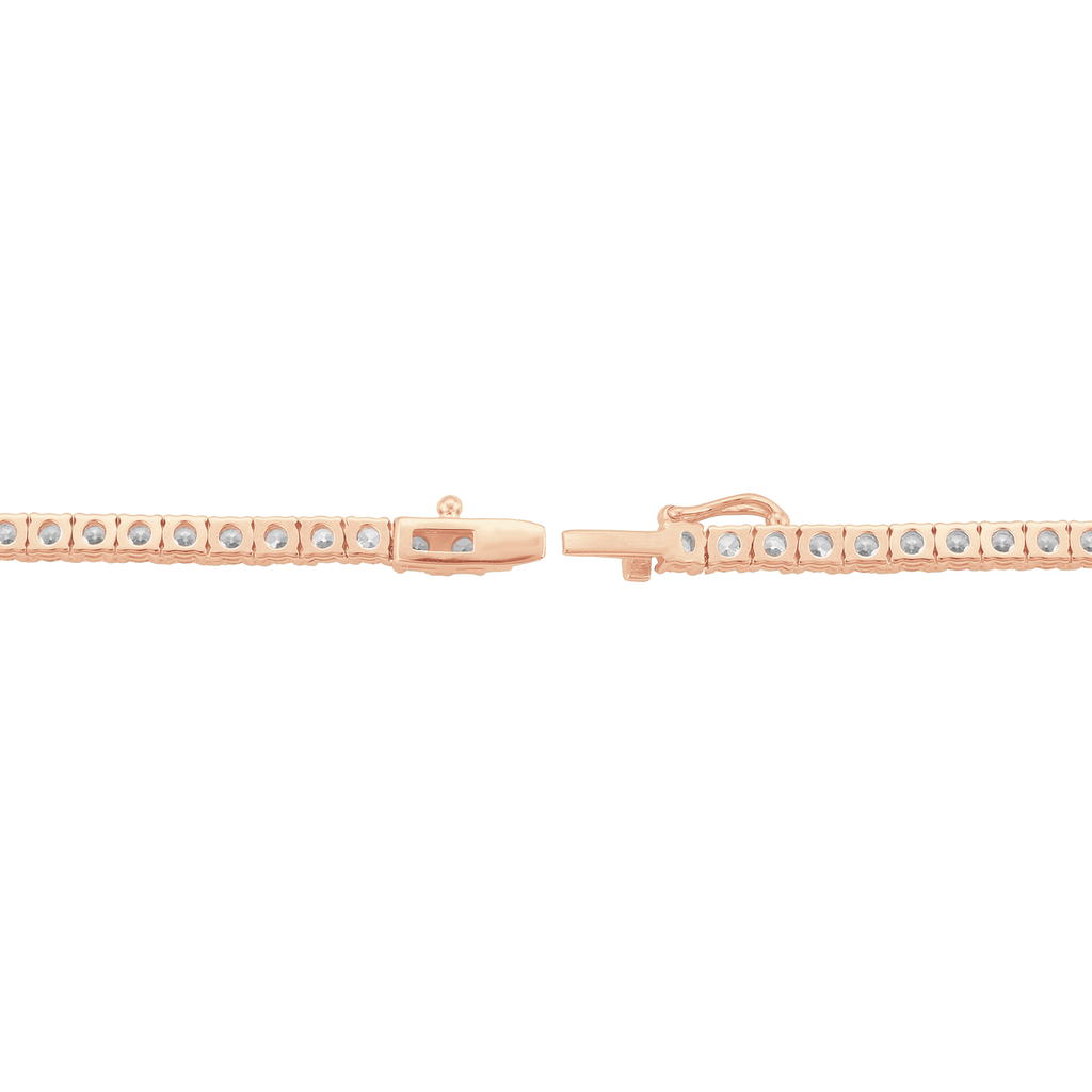 16" Classic 4 Prong Tennis Necklace