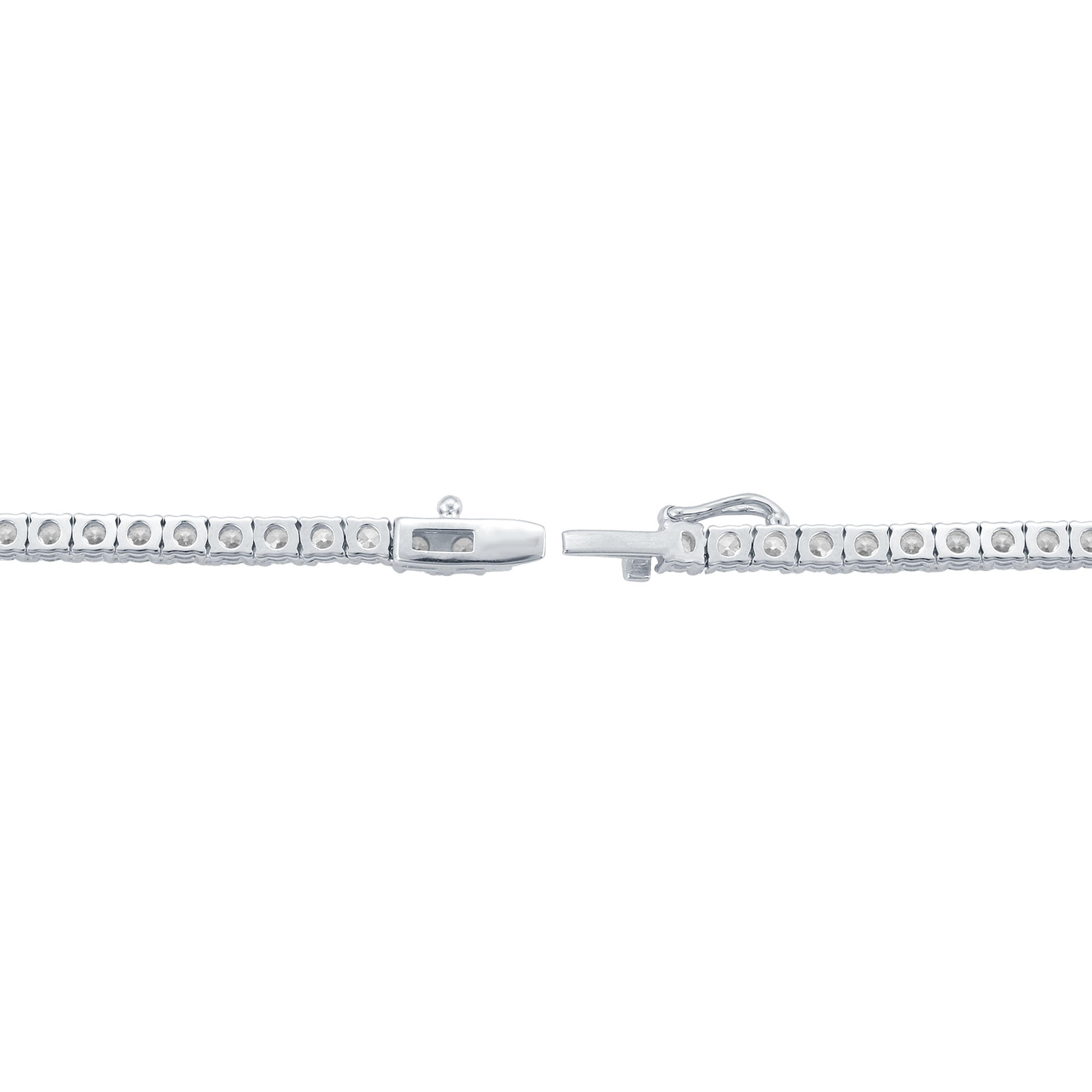 16" Classic 4 Prong Tennis Necklace