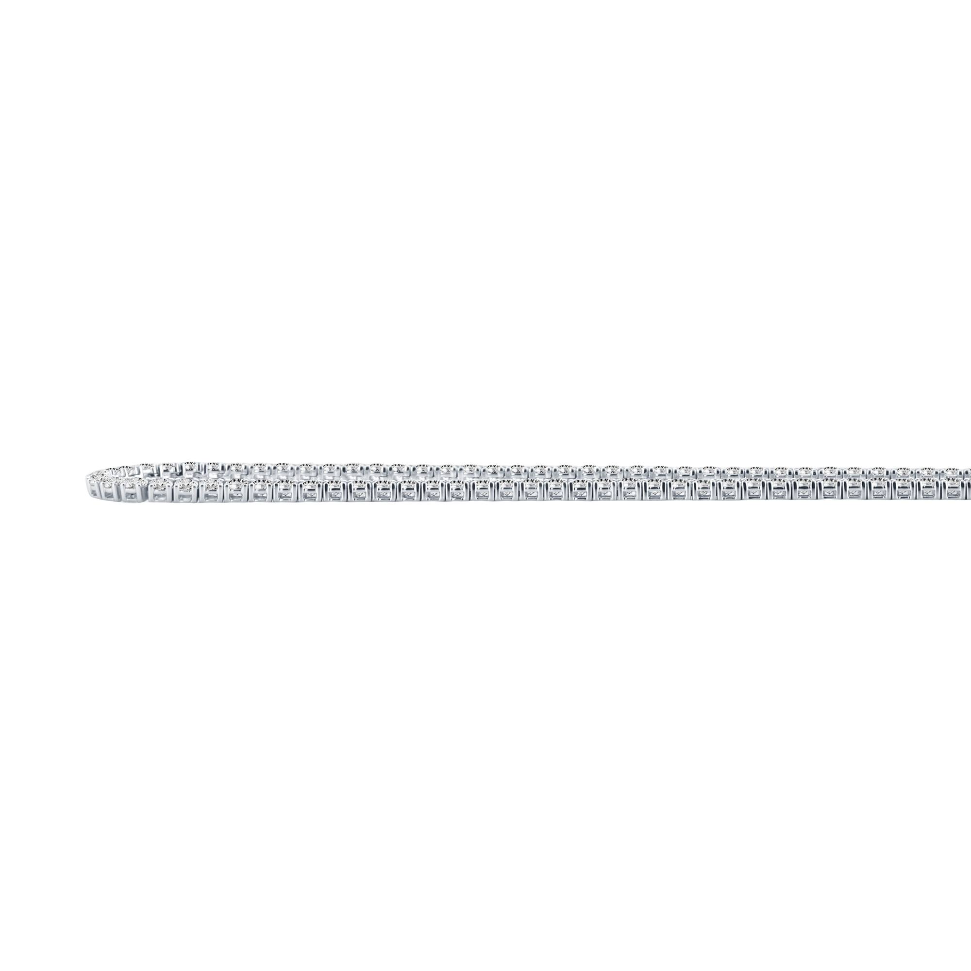 16" Classic 4 Prong Tennis Necklace