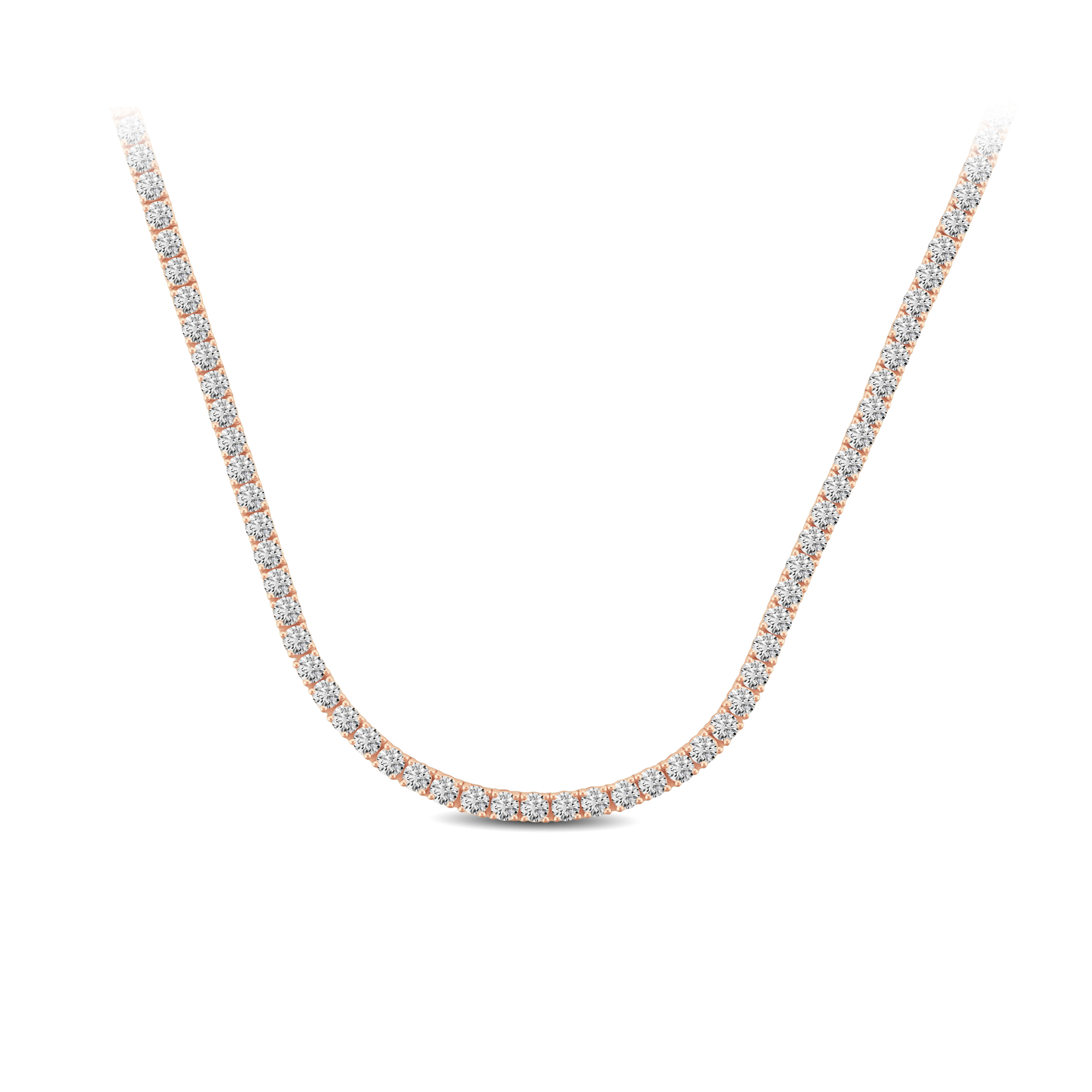 16" Classic 4 Prong Tennis Necklace