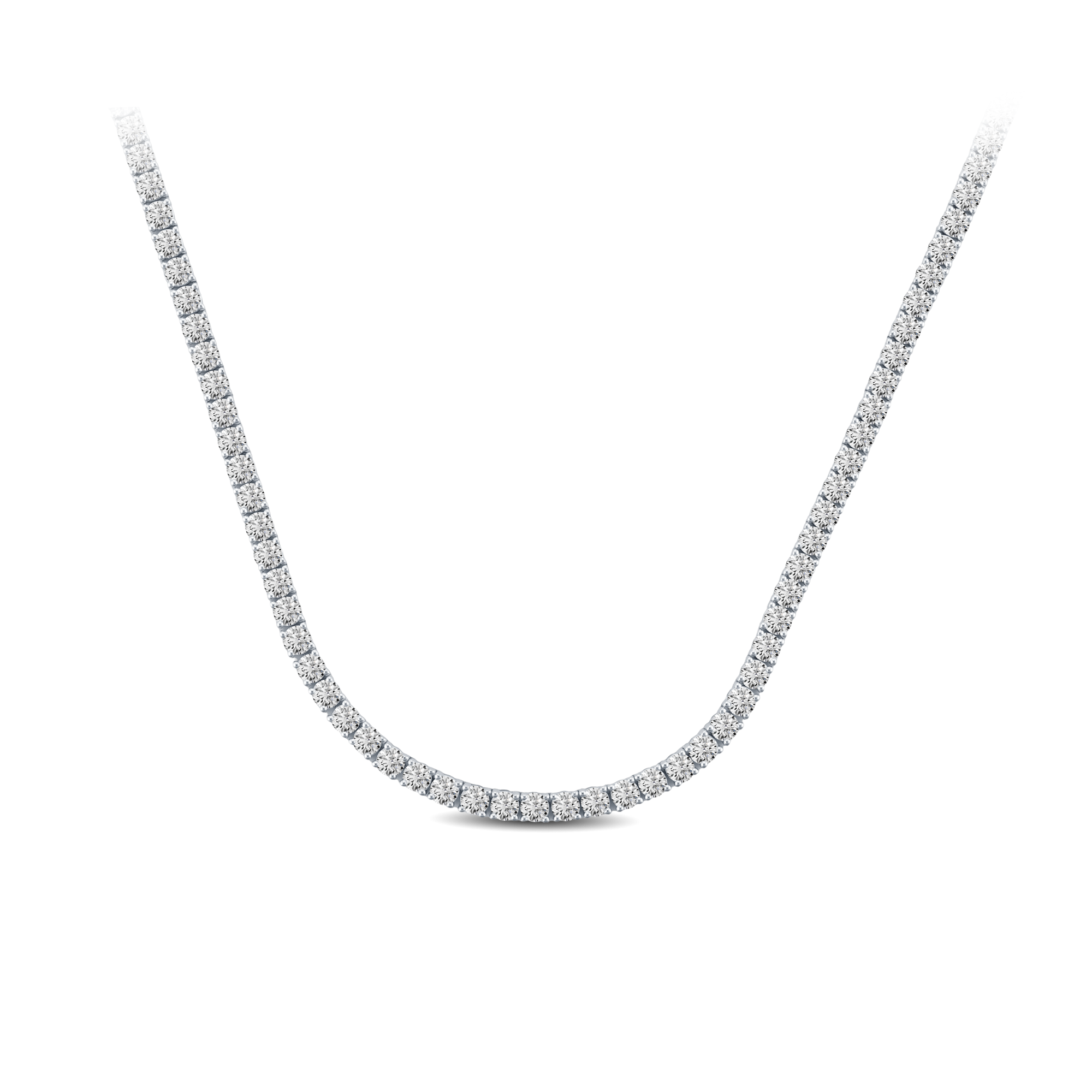 16" Classic 4 Prong Tennis Necklace