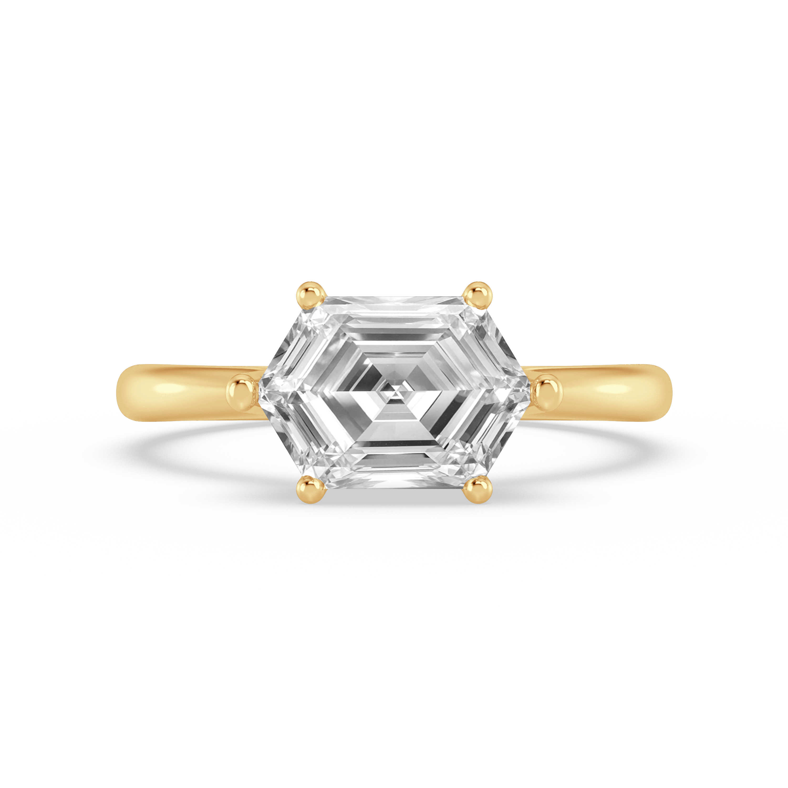 Crown Hex Ring