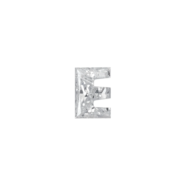 Initial E Custom Brilliant cut Lab Grown Diamond