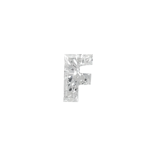 Initial F Custom Brilliant cut Lab Grown Diamond