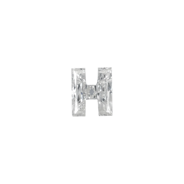 Initial H Custom Brilliant cut Lab Grown Diamond