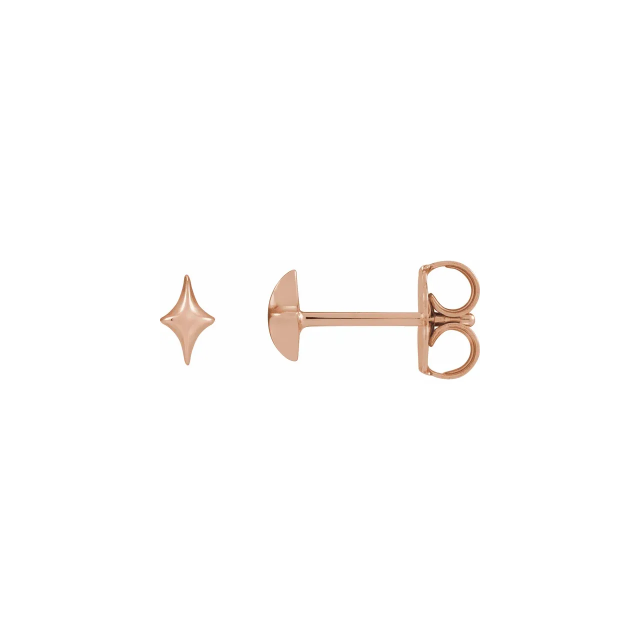Gold Star Stud Earrings
