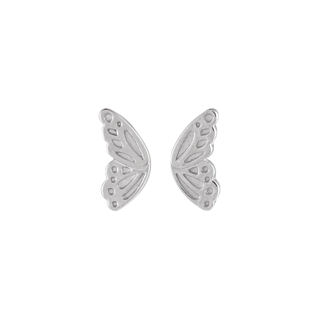 Butterfly Split Wing Stud Earrings