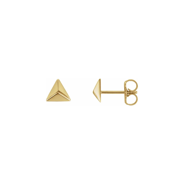 Pyramid Stud Earrings