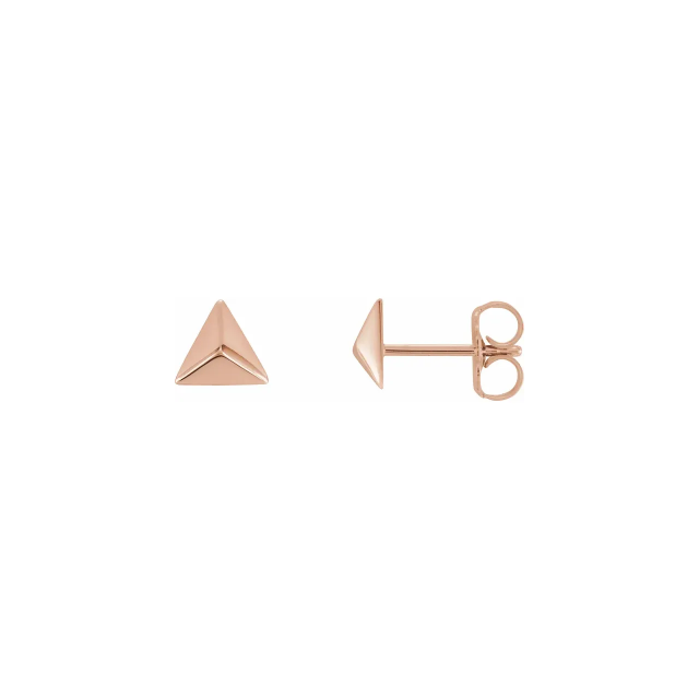 Pyramid Stud Earrings