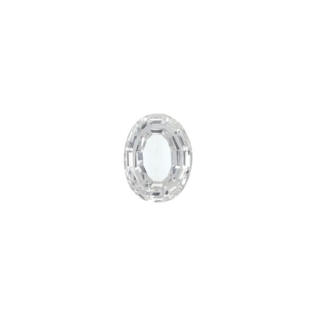 Initial O Custom Step cut Lab Grown Diamond