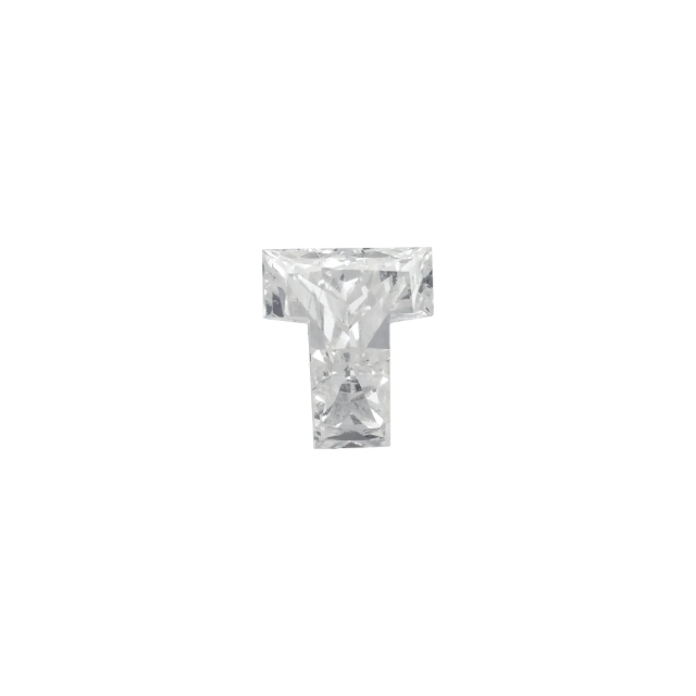 Initial T Custom Brilliant cut Lab Grown Diamond