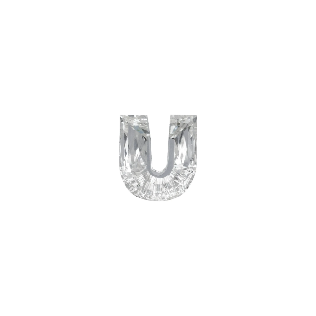 Initial U Custom Brilliant cut Lab Grown Diamond