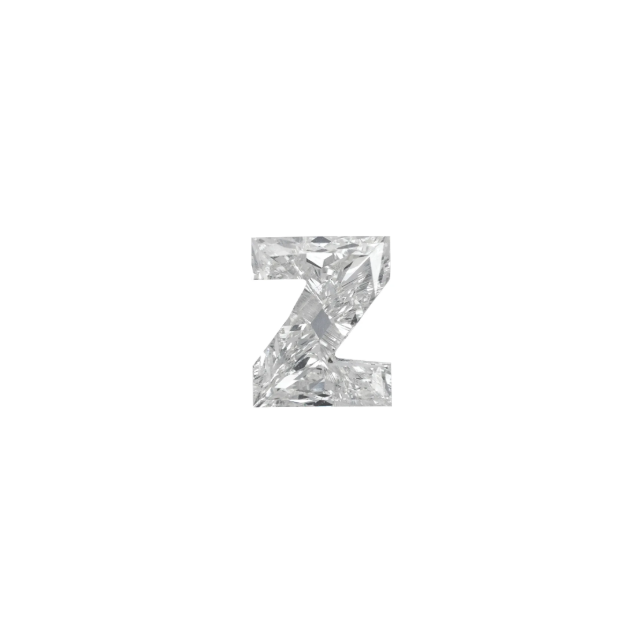 Initial Z Custom Brilliant cut Lab Grown Diamond